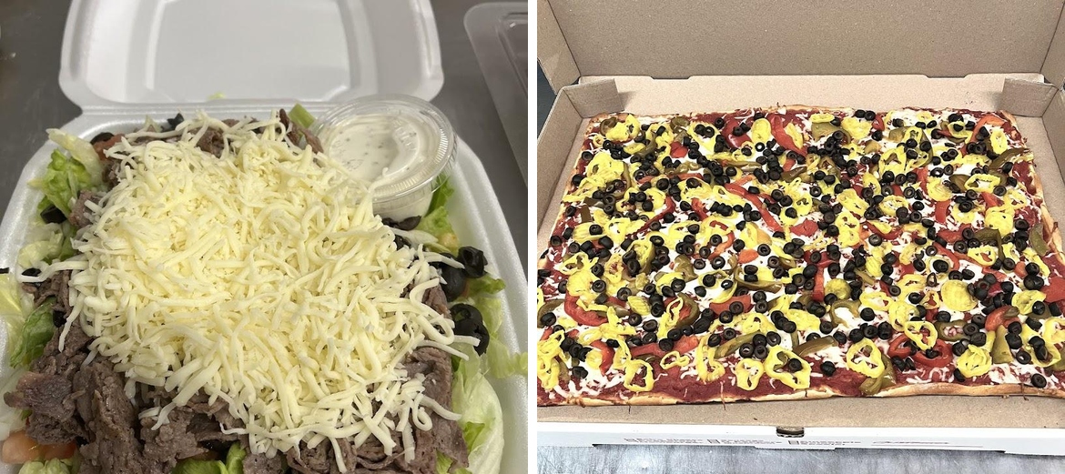 Downtown Pizza Menu