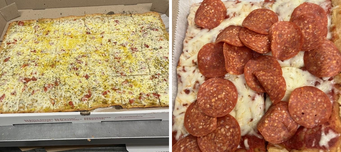 Downtown Pizza Menu